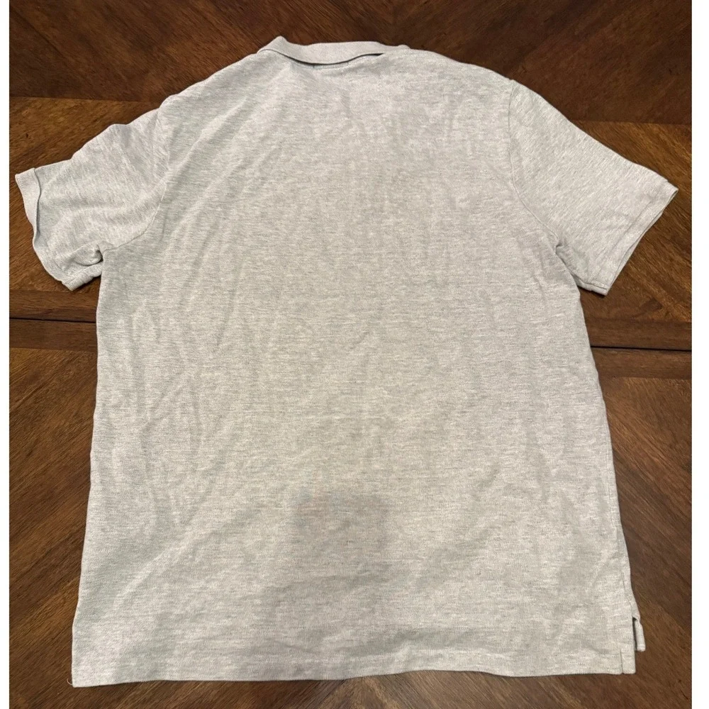 Polo Ralph Lauren Mens Gray Classic‎ Fit Short Sleeve Polo Shirt XL |W1